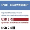 HAMA USB 3.0 Card Reader SD/Micro SD aliuminio sidabrinis