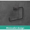 Rankšluosčio laikiklis Hansgrohe AddStoris 41754670, juodas matinis
