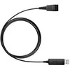 Jabra Headsetadapter Link 230 QuickDisconnect (QD) – USB-A(m) USBA(m) (230-09) (23009)