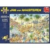 Dėlionė Jumbo Spiele Jumbo Jan van Haasteren Die Oase 1500 Teile Puzzle (19059)