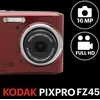 Žiūronai Kodak Friendly Zoom FZ45 raudona