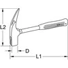 Stogdengio plaktukas KS TOOLS 600g