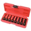 Smūginių galvučių komplektas ½" Torx T30-T80 8 vnt., KS Tools