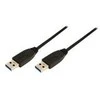 LOGILINK CU0039 LOGILINK - USB3.0 A tipo kabelis vyrelis į A tipo vyriškas, 2m, juodas