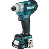 Makita TD111DSAJ Akumuliatorinis smūginis suktuvas, 12V MAX, 2x2,0 Ah Li-ion 135 Nm, 0,97kg, 1/4", LED, MAKPACK