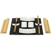 Excellent Houseware Sushi rinkinys 13 vnt. porceliano, bambuko ir akmens