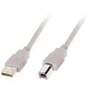 LogiLink USB-B 5.0m pilka