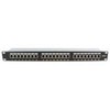 MicroConnect 19 FTP. 6 patch panel 24 port Krone IDC, Juodas color, PP-007