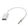 USB adapteris MicroConnect USB - lizdas 3,5 mm Baltas (AUDUSBFW)