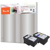 Peach Peach PI100-223 „PagePack“ rašalas Juoda, Žydra, Purpurinė, Geltona