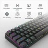 Royal Kludge RK61 TKL Klaviatūra | 60%, Hot-swap, Raudona Switches, JAV, balta