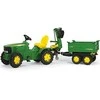 Rolly Toys Priekaba Mega Tipper Traktoriui, Žalia, Dvigubas Ašies