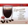 Scanpart ESPRESSO dvigubo stiklo stiklinės 2 x 80 ml