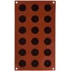 Silikomart silikoninė forma mini kanelėms 18dalių(d3,5xh3,5cm)