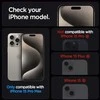 Apsauginis stiklas telefonui Apple iPhone 15 Pro Max Spigen Glas.tr „EZ Fit” 2 vnt. skaidrus