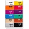 Staedtler - FIMO profesionalus modeliavimo rinkinys, 12 x ½ blokelių (8043 C12-1)