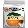 Kavos kapsulės Tassimo Latte Macchiato Caramel (suderinamos su Bosch Tassimo kapsuliniais kavos aparatais), 8+8 vnt.