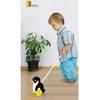 Medinis stumiamas žaislas Viga Toys Pingvinas