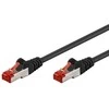 Goobay 3m CAT 6 pataisų kabelis, S/FTP (PiMF), juodas