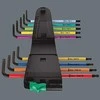 Wera L-formos raktų rinkinys, daugiaspalvis XL TORX varžtams, ilgoji versija 967/9 TX XL