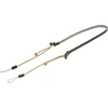 ARTISANARTIST Artisan &amp; Artist I ACAM-P12 I Flynn Camera Paracord Strap w/adjust lengths in Leather (w/Loop) Tan