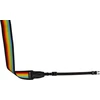 POLAROID CAMERA STRAP FLAT RAINBOW Juodas