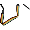 POLAROID CAMERA STRAP FLAT RAINBOW Juodas