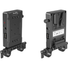 SmallRig 3498 Baterija Adapteris Plate V-Mount (Basic Version) with Dual Rod Clamp