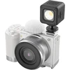 SmallRig 4734 Cold Shoe Adapteris with Furry Windscreen for Sony ZV series cameras (baltas)