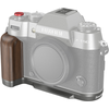 SmallRig 4736 Wooden L-Shape Grip for Fujifilm X-T50 Charcoal Sidabrinis