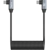 SmallRig 4793 USB-C Angled to USB-C Angled Coiled Data Cable