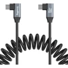 SmallRig 4793 USB-C Angled to USB-C Angled Coiled Data Cable