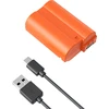 Oranžinis SmallRig 4966 EN-EL15c USB-C Rechargeable Camera Baterija Oranžinis