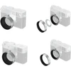 SmallRig 5393 Lens Hood for FUJIFILM X half Sidabrinis