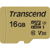 Atminties kortelė TRANSCEND 16GB UHS-I U1 Micro SD su adapteriu SD