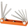 8 in 1 sulankstomas TORX atsuktuvų rinkinys metaliniame korpuse. T9-10-15-20-25-27-30-40 Truper®