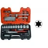 Bahco Galvučių, terkšlių ir priedų rinkinys 1/4" ,1/2" 56vnt