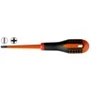 Bahco Izoliuotas atsuktuvas ERGO™ SLIM Combi SL5/PH1x80mm 1000V VDE, automatiniams jungikliams