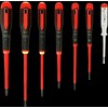 Bahco Izoliuotų atsuktuvų rinkinys ERGO™ 7 vnt - SL3,0 testeris; SL2,5/3,5/4,0/5,5; PH1/2 - 1000V VDE
