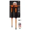 Bahco Izoliuotų atsuktuvų rinkinys ERGO™ Combi slim 2 vnt - SL5/PZ1; SL6/PZ2 - 1000V VDE