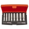 Bahco Gilių galvučių rinkinys 4-13mm 1/4" 10 vnt