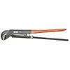 Bahco Universalus raktas vamzdžiams. Bendras ilgis 557mm. Max 90mm. 2 1/2" vamzdžiui. Oksiduotas, anktikorozinis padengimas,grūdintos siaurintos žiotys, neslystantys dantys. Aukščiausia klasė