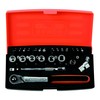 Bahco Galvučių 4-10mm ir antgalių PH/PZ/TX/SL rinkinys 1/4" 24vnt