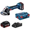 Bosch Akumuliatorinis kampinis šlifuoklis GWS 18V-7, 2x4.0Ah, GAL 18V-40
