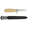 Morakniv Drožinėjimo peilis Mora Junior su metaline piršo apsauga. Laminuoto plieno geležtė 76mm*2mm, lakuota beržinė rankena
