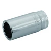 Galvutė dvylikakampė, prailginta A7402DZ 9/16", kvadratas 3/8" Bahco