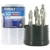 Grąžtas Tivoly Gilintuvų rinkinys Ø6-18mm, HSS-E5, 180°, 6 vnt