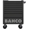 Įrankių vežimėlis Bahco E72, 8 stalčiai, 952x692x510mm, juodas