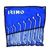 Kilpinių lenktų raktų rinkinys 8 vnt 6-22mm su dėklu Irimo