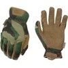 Mechanix Wear Pirštinės MECHANIX FastFit® Woodland Camo, L dydis. Rauktas rankogalis, 0.6 mm dirbtinė oda, TrekDry®, touchscreen technologija